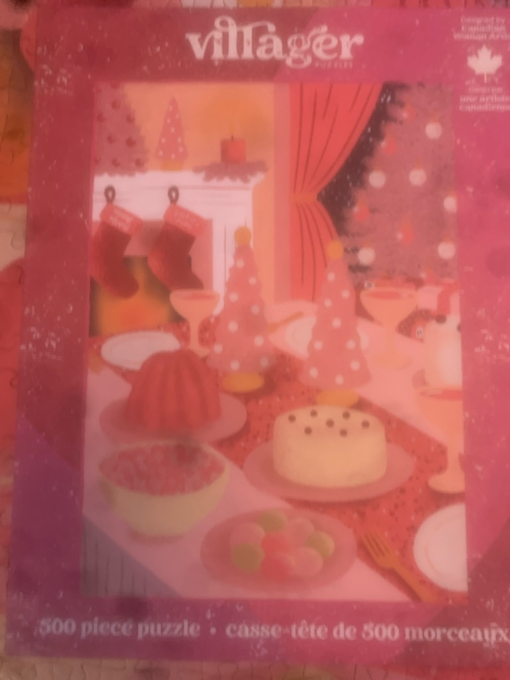 Puzzle by Villager. 500ct. Noel Rose